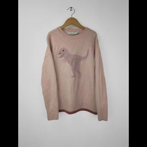 [SOLD] COACH Women's Sz US S REXY Pink Wool Cashmere Crewneck Pullover Sweater